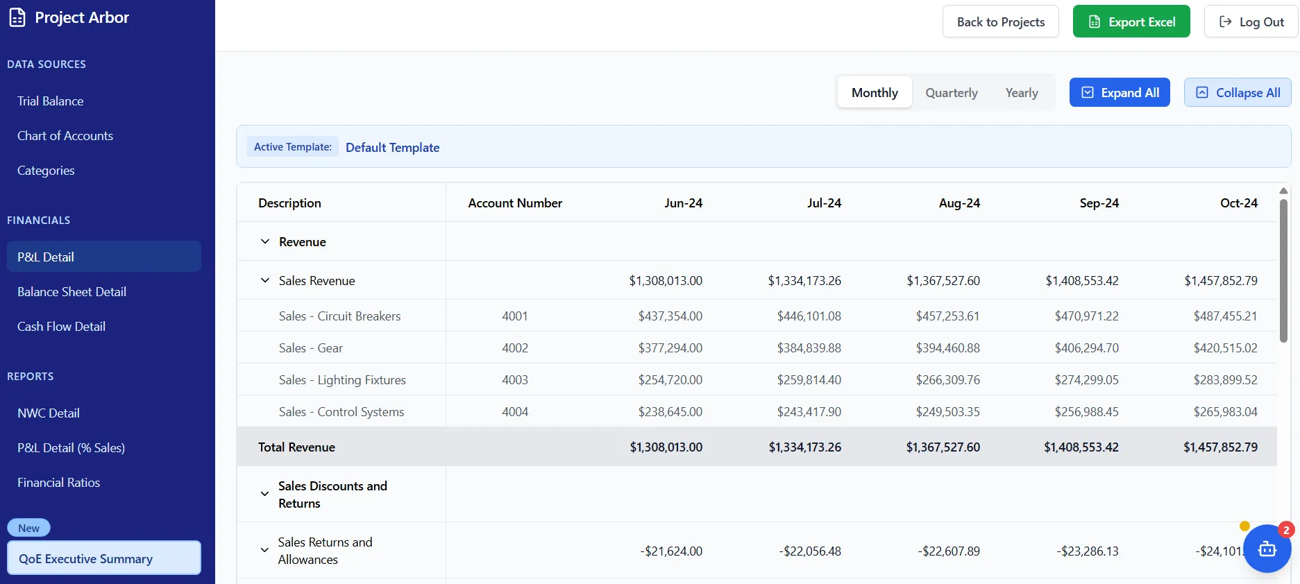 Income Statement Preview
